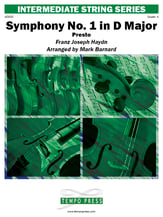 Symphony No. 1 in D Major Orchestra sheet music cover